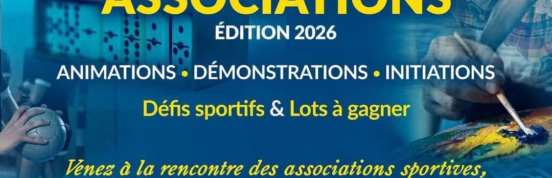 Village des associations Samedi 19 Septembre 2026 Hall Teddy Riner
