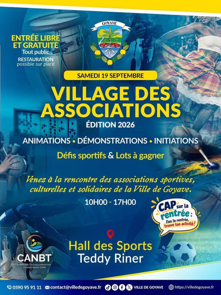 Village des associations Samedi 19 Septembre 2026 Hall Teddy Riner